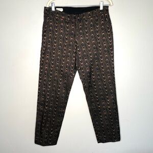 Dries Van Noten Jacquard Pants Size 40 Abstract Swirl